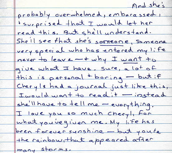 Diary Cheryl 2