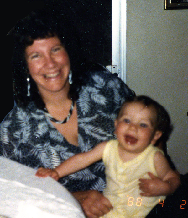 Photo from 1988 of Jason and I. In this picture he is about 8 months old.