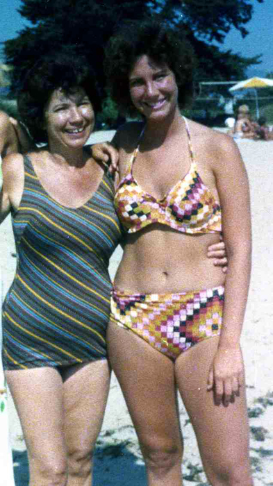 I found the evidence to show my daughter I wore a bikini in my prior life. I know she'll insist I used Photoshop!