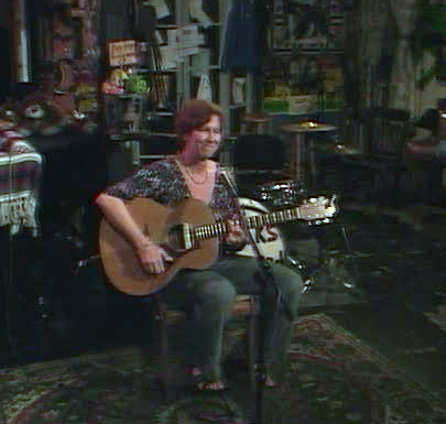 Here I am performing Beside Me Always at Kulak's Woodshed on October 4th.