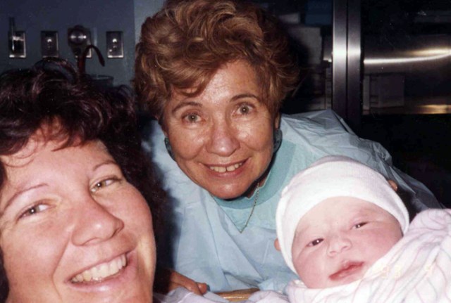 My mother was with me when all four of my children were born.