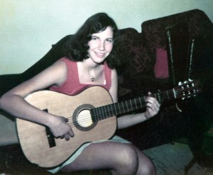 I began playing my guitar at the age of fifteen. I am sixteen in this picture.