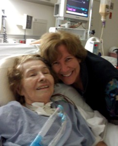 Before I began my blog, I was writing updates to all my friends when my mother was ill on a respirator in January, 2010.