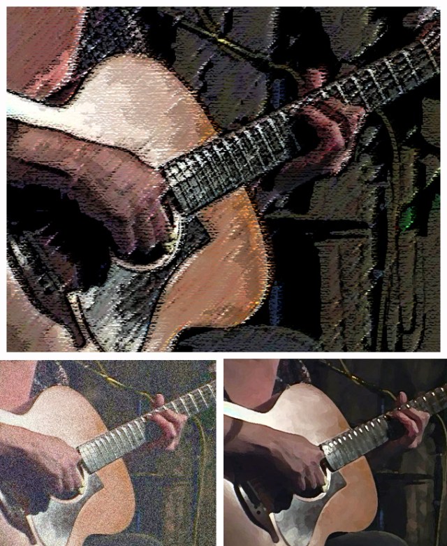 Okay, I'm still an artist! I'm a bit lazy, so the next best thing are Photoshop filters.