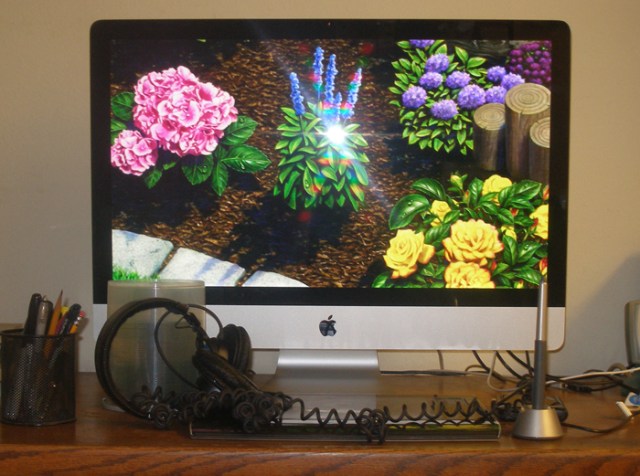 My new computer with a nice desktop!