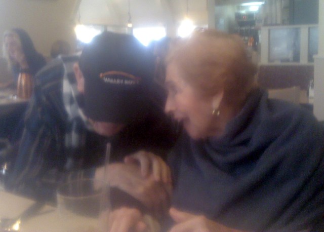 Dad & mom at the end