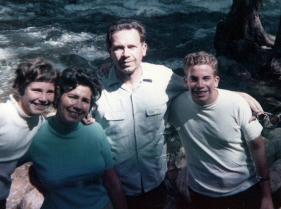A picture from a family vacation. My brother, Norm is on the right.
