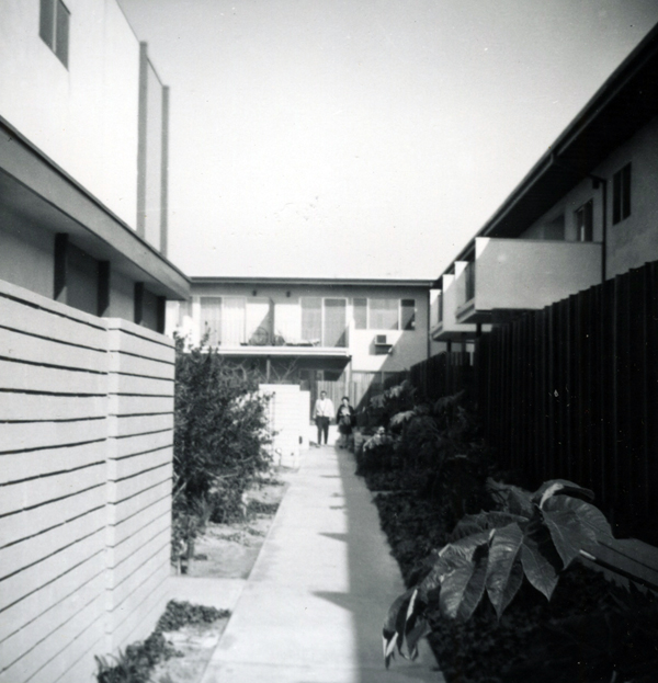 My coop’s walkway 50 years ago.