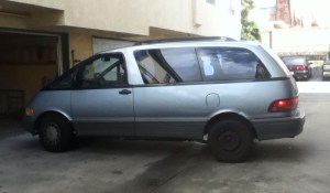 My last picture of my minivan