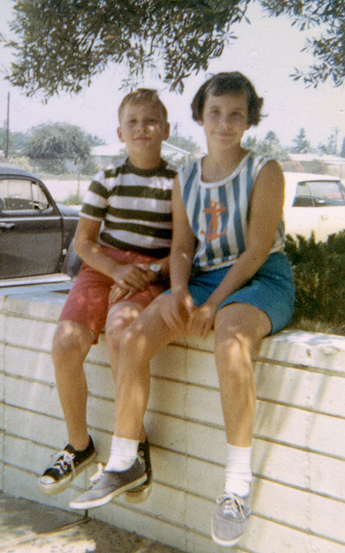 Sitting with Steve in the front