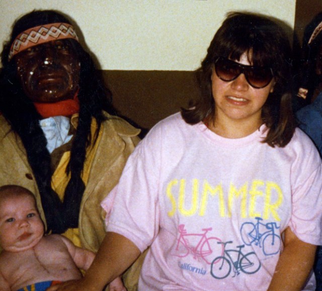 Jason, Lupe and statue