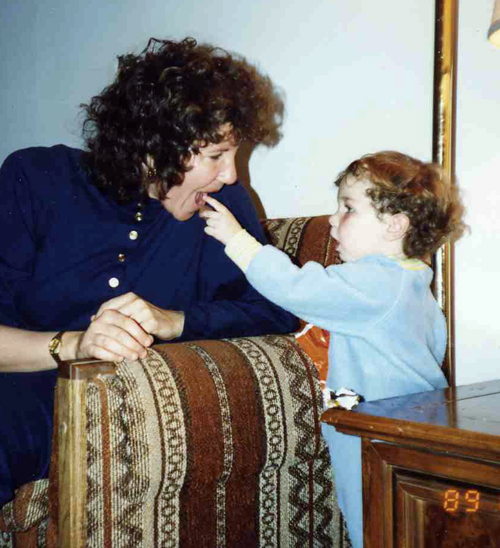 Jason w. my mouth open