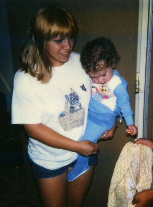 In this picture, Jason is giving out Halloween candy.