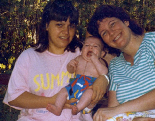 In this picture, Jason’s scar is clearly visible on his chest. He had open heart surgery at 2 and ½ months of age.