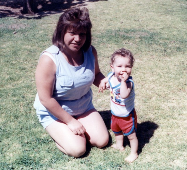 Lupe & Jason on the grass