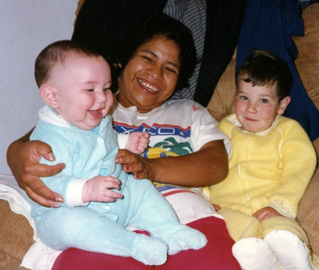 Rosa began working for me shortly before my second son was born (he is in her lap). She primarily took care of him and was not with me when Jason died, because she was visiting Mexico at the time. 