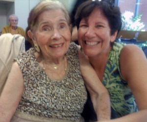 My mother no longer has her hair colored; she is too agitated to allow it.