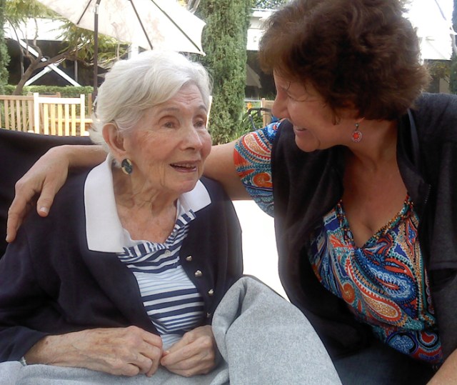 My mom and I outdoors 1