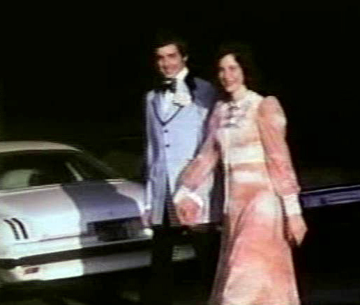A video snap from my prom date with Sam in 1975 when I was 15 years old. Sam's car is parked in the same spot where my car is now parked!