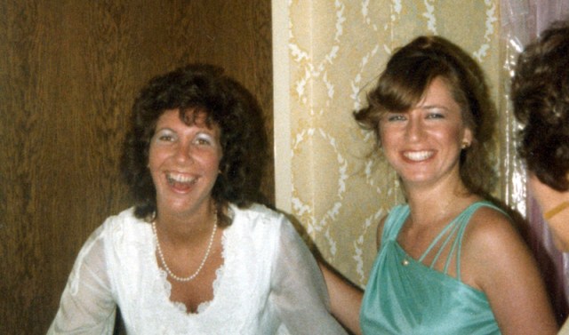 Prior to my wedding in 1981, I was dancing the cancan in the dressing room with all of my bridesmaids. My childhood friend, Joni, was the most glamorous bridesmaid and everyone mentioned that she was absolutely gorgeous on that day.