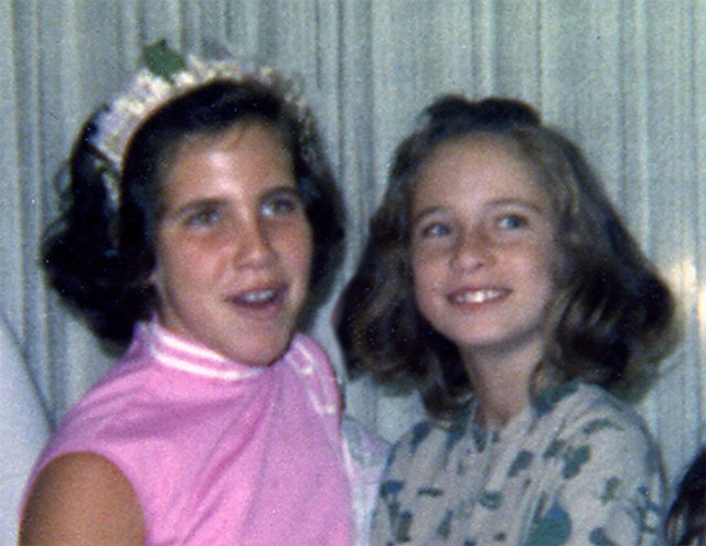 Judy and Joni at a party