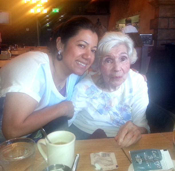 I am so thankful for my mother’s companion, Miriam, who keeps my mother smiling. I feel very close to her, because she has made such a difference to our family with her devotion to my mother.