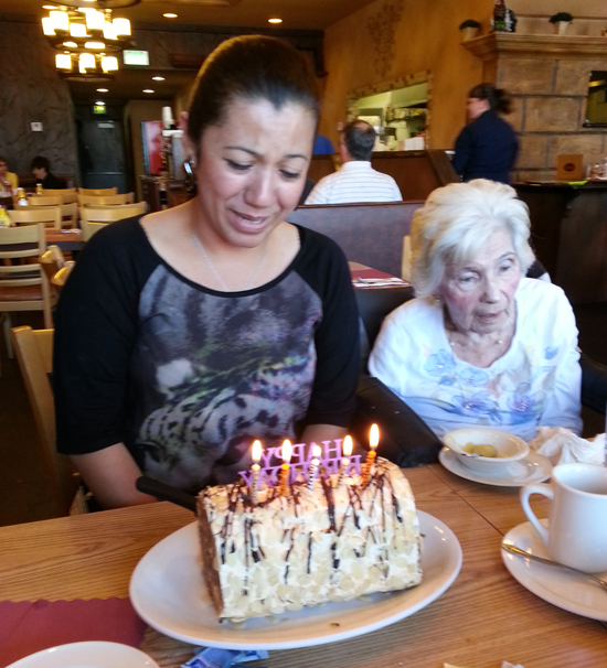 Recently, Miriam had a birthday. She cryed with joy as we celebrated it.