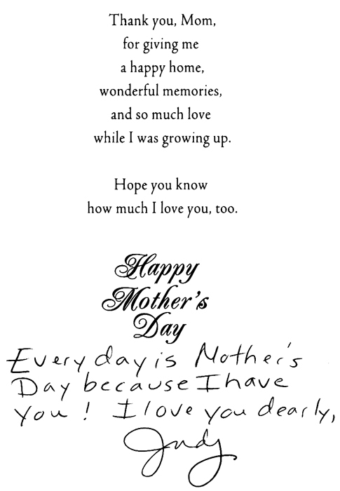 Mother's Day Card '13