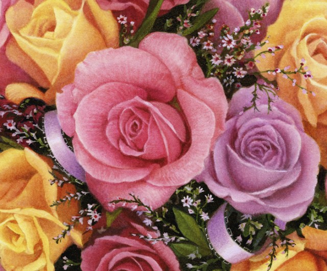 Rose Bouquet close-up