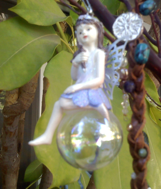 This ornament represents my fairy named “Melody.” I often write parables about how she comforts and keeps me safe.