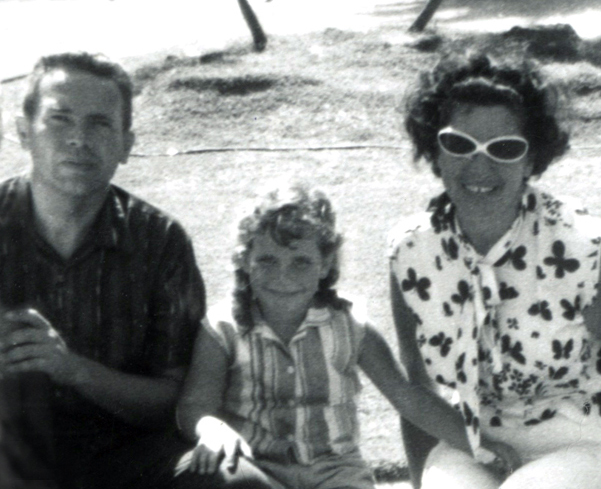 I received a lot of love from my parents and felt safe with them. This picture captures that feeling well.