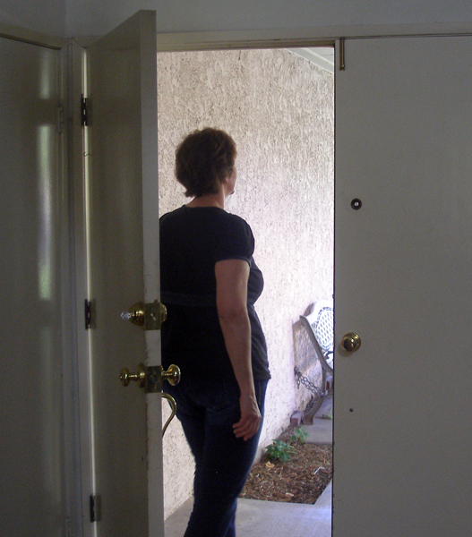 The front door of my former home. This picture was for a song cover on another song I named "The Door."