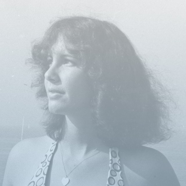 I picked this image as my song cover for “You’re Not the One,” because I love this picture. It was taken by one of my many boyfriends (not by Sam) when I was 18.