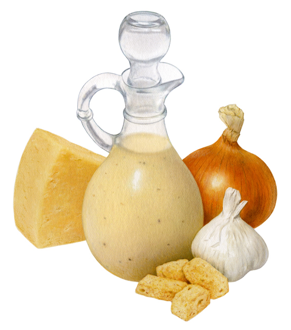 My final illustration (the lemon was taken out).