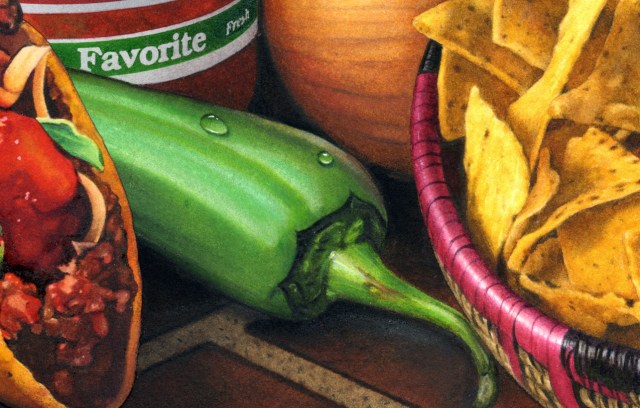 I far prefer illustrating a pepper like this one.