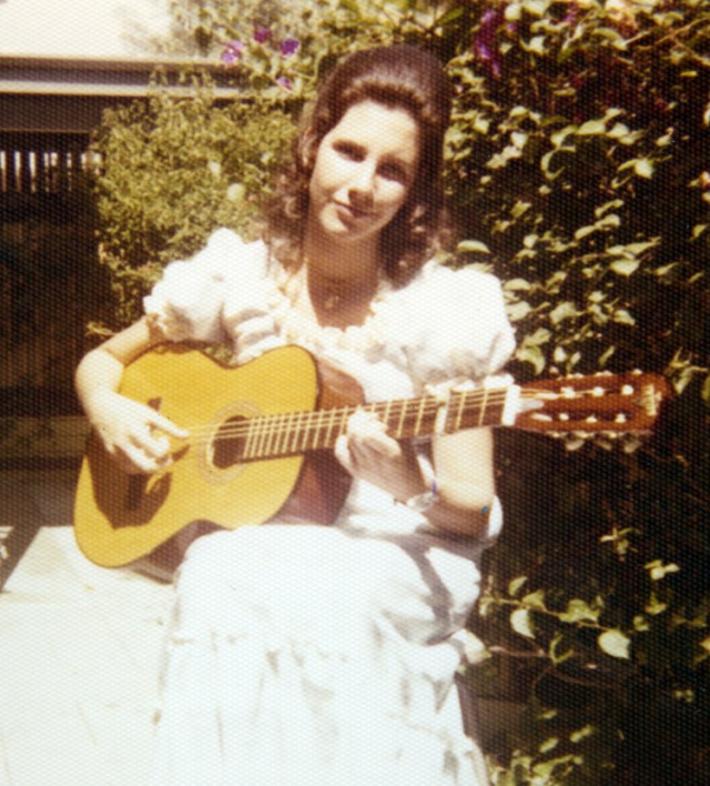Judy & her guitar