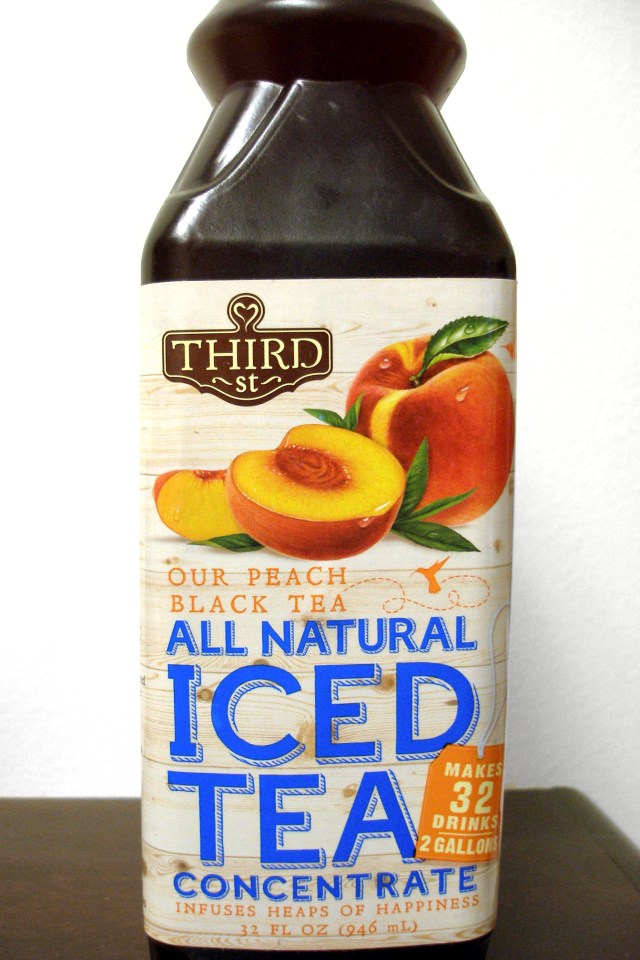 Peach Iced Tea label