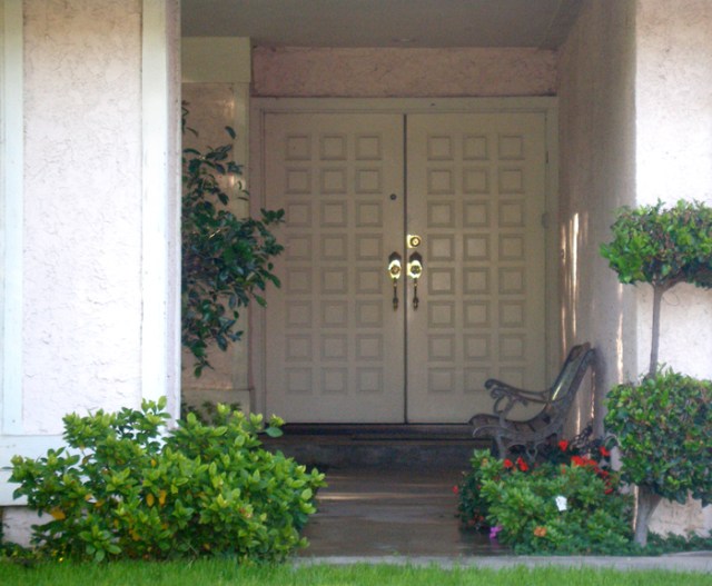 This is the front door to my big and beautiful former home. I lived there for 18 years and I never imagined that my “dream home” would become my nightmare. The repairs and upkeep led to misery for my husband, which affected me deeply. I hated my home, and simply plodded onward because I had so many issues to deal with related to my children and parents. I lived in Zombieland for twenty years.