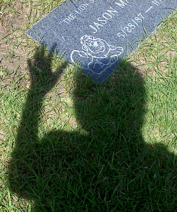 Jason's grave and shadow 2