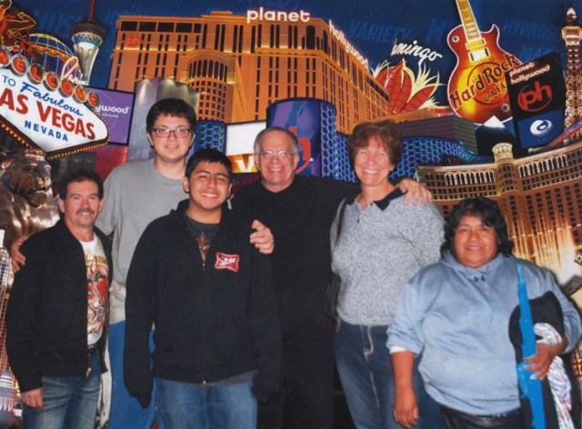 Rosa's grandson, Jason, is my son's best friend. My brother is in the middle.