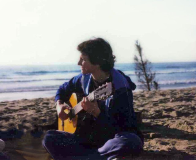 I really have played my guitar on countless shores. But I stopped for 30 years.