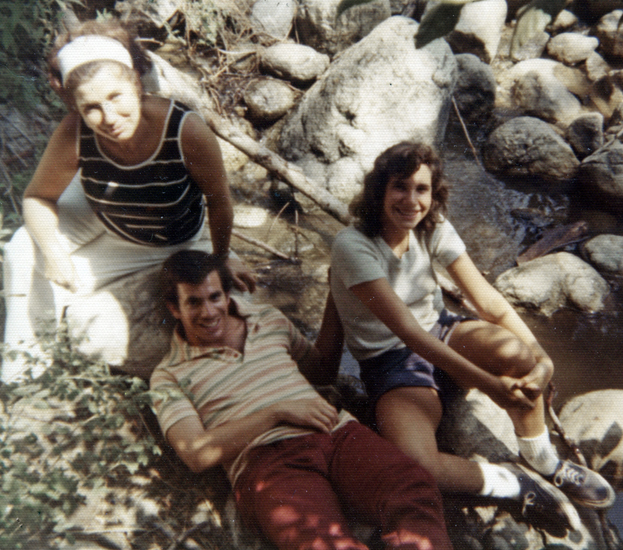I have many happy memories of vacations. In this picture, I am with my mother and older brother, Norm.  