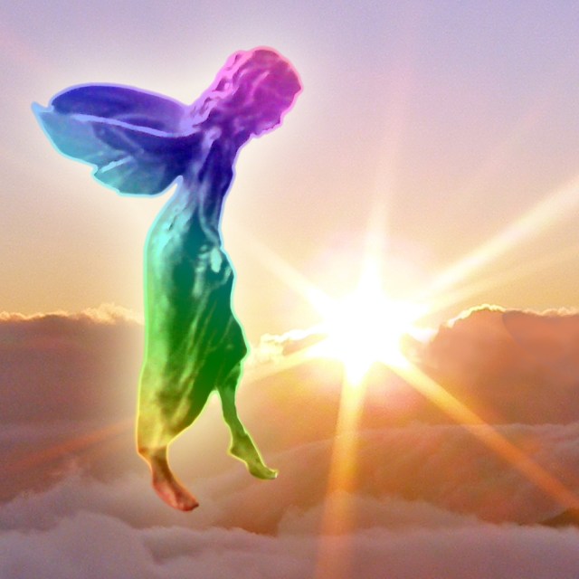 Meldoy and the sunrise.