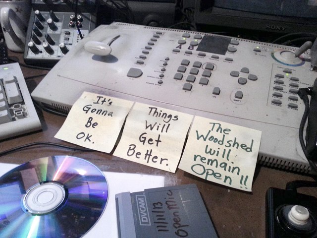 The Woodshed will stay open!