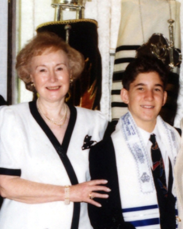 Todd with his beloved grandma.