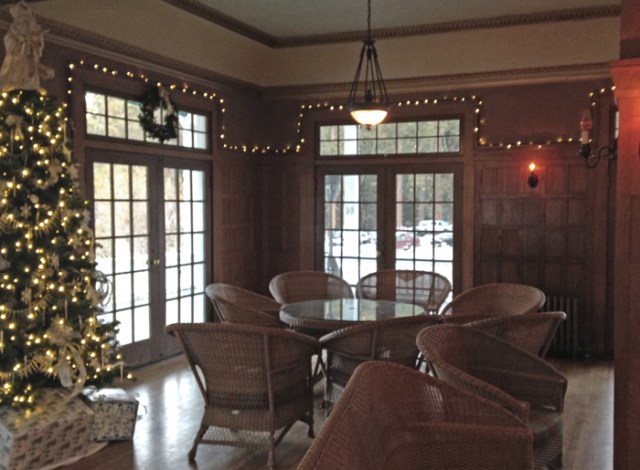 This was the room where I serenaded Sandra and her wonderful husband, Chris. 