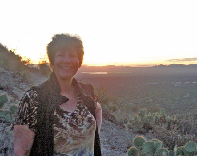 Not the best photo lighting, but memories of this beautiful sunset will always stay with me.