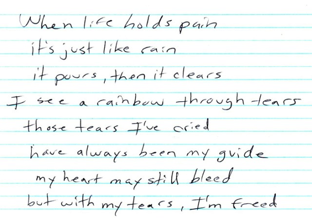 When life holds pain