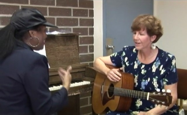 Judy & Peaches during a Lesson 2