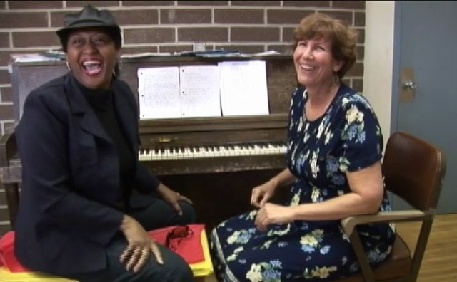 Judy & Peaches during a Lesson 3